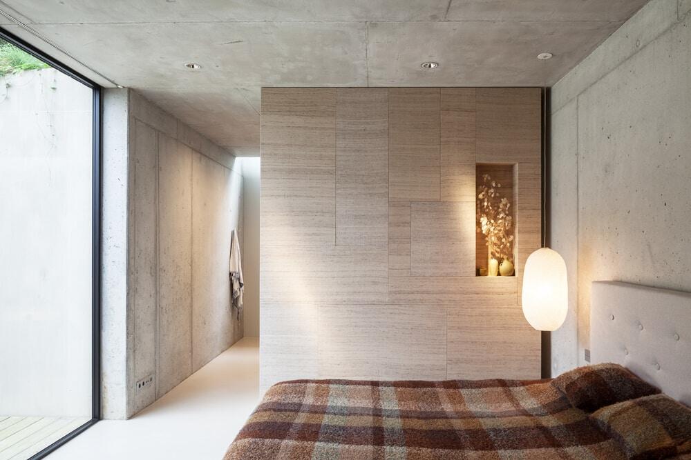 bedroom, Paul de Ruiter Architects