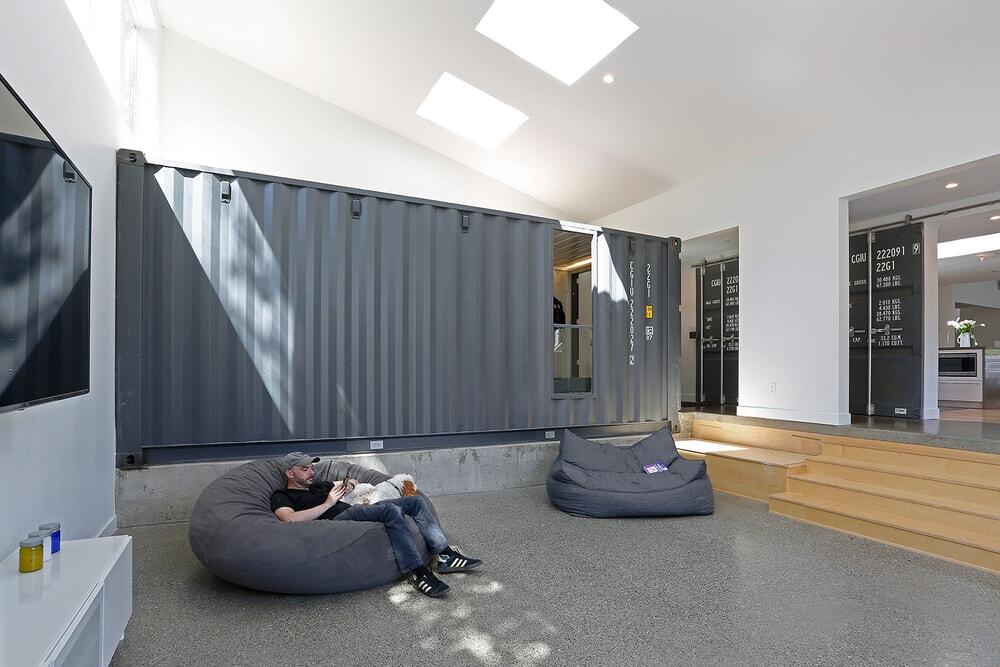 Wyss Family Container House, an Innovative Mercer Island Remodel Designed by Paul Michael Davis Architects