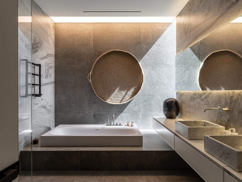 bathroom by Sergey Makhno Architects