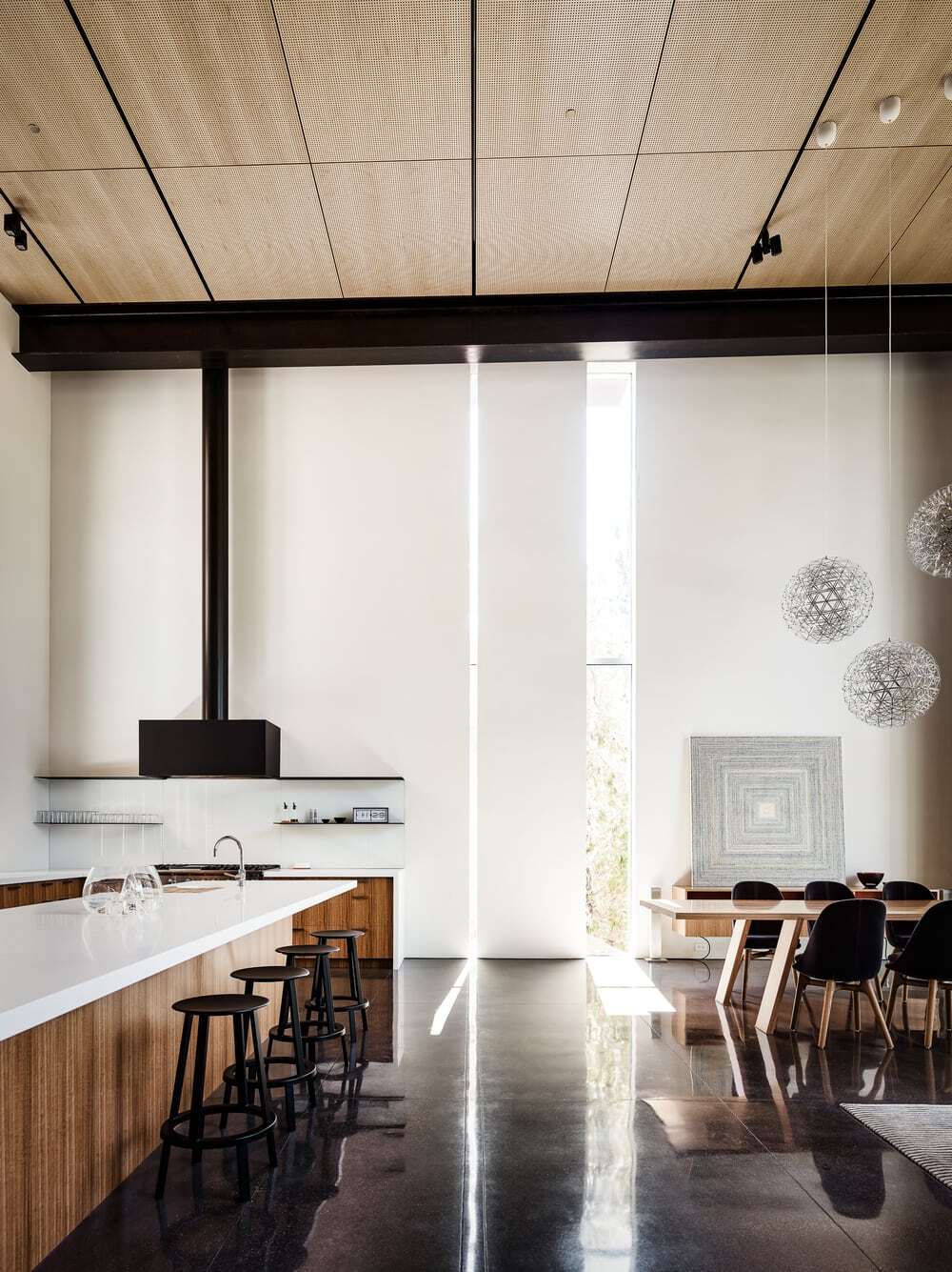 kitchen, dining room, Faulkner Architects