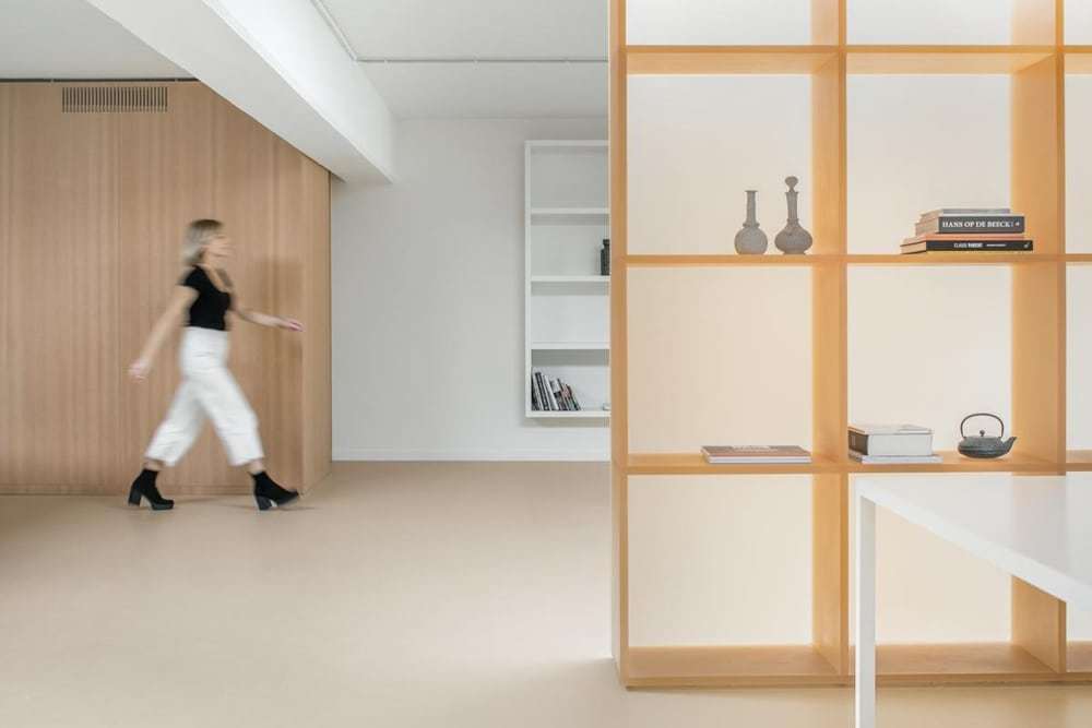 Hodb Apartment in Anderlecht by B-ILD Architects