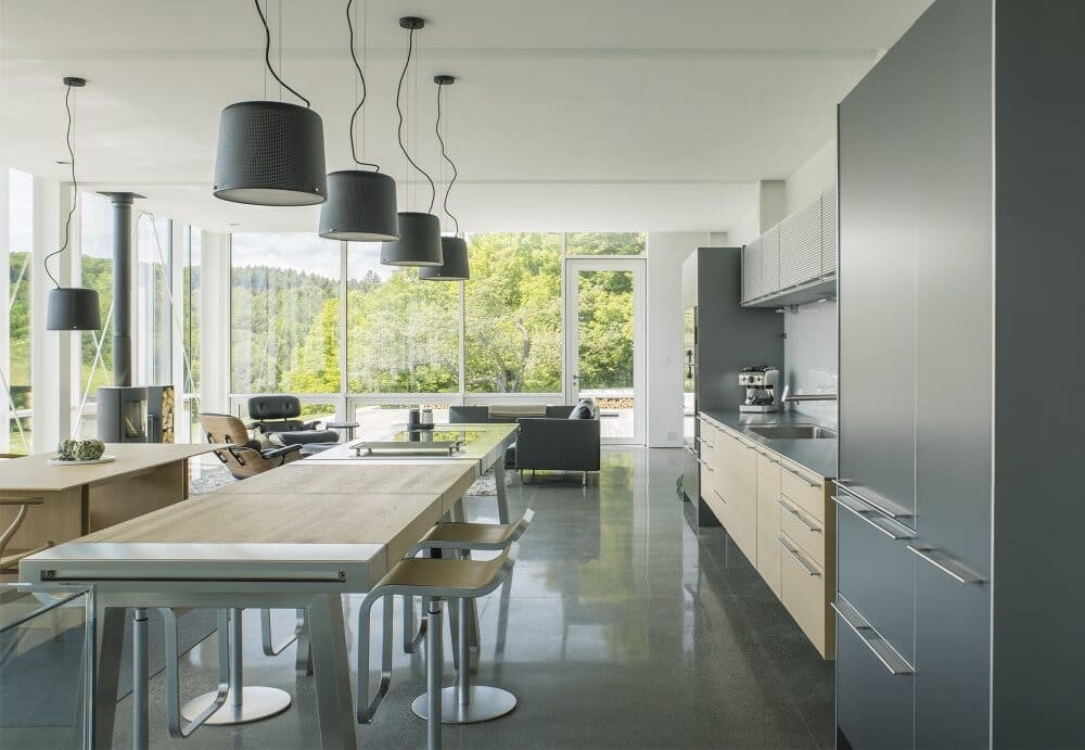 kitchen, Wood-Clad House by Birdseye Design