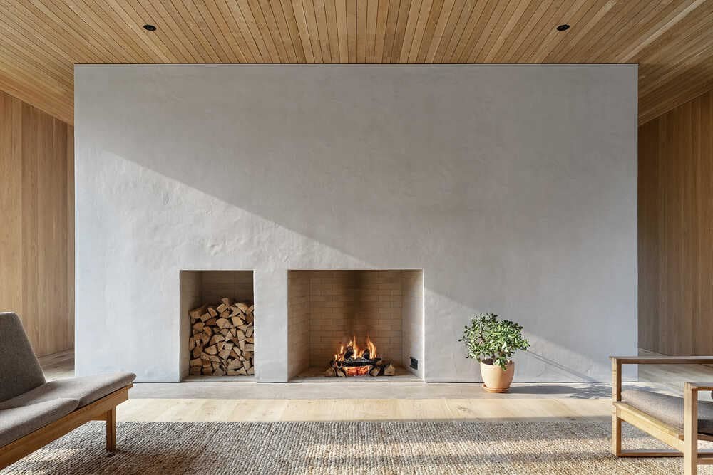 fireplace, living area, Birdseye Design