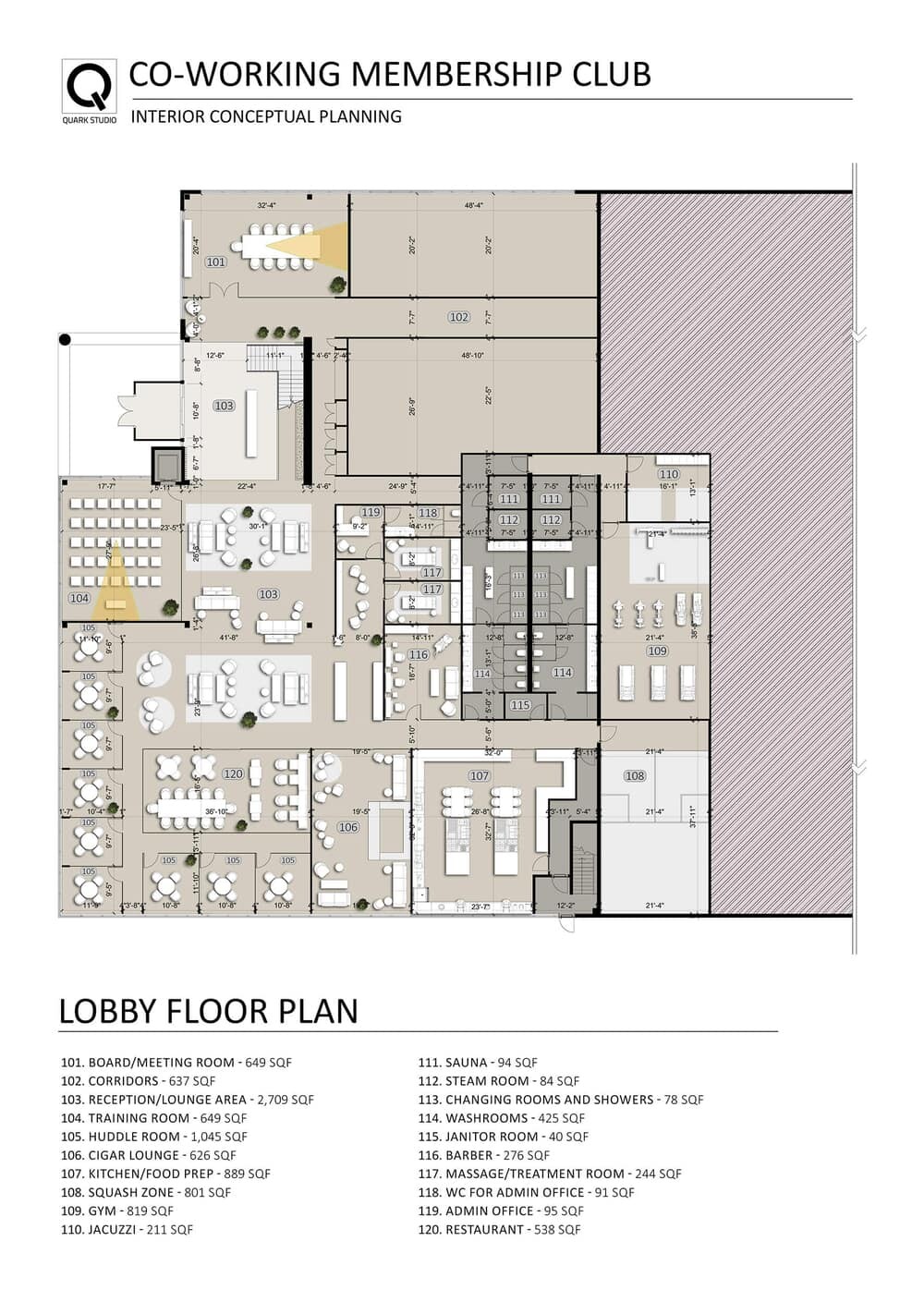 lobby floor plan