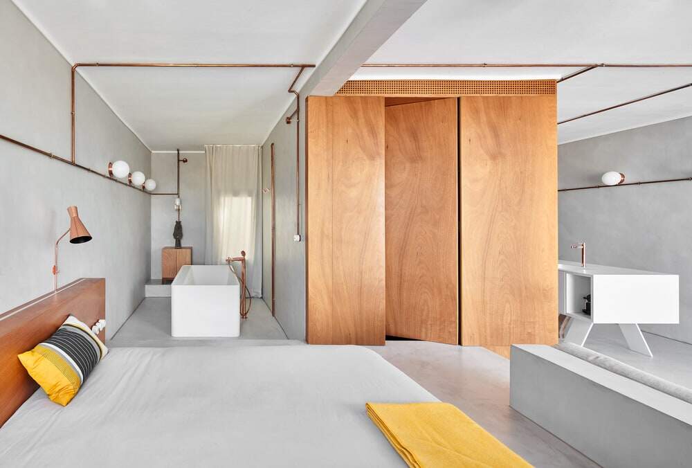 bedroom, Cometa Architects