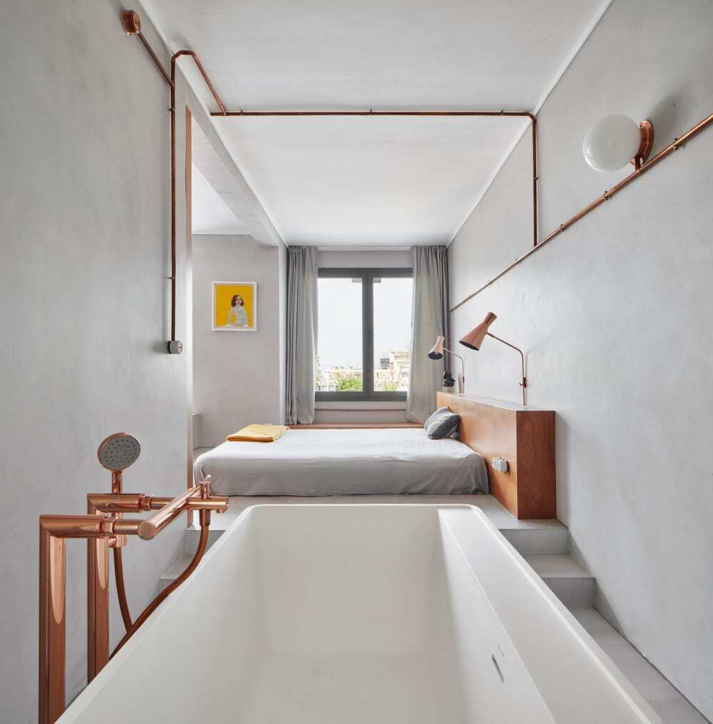 bathroom, suite, by Cometa Architects