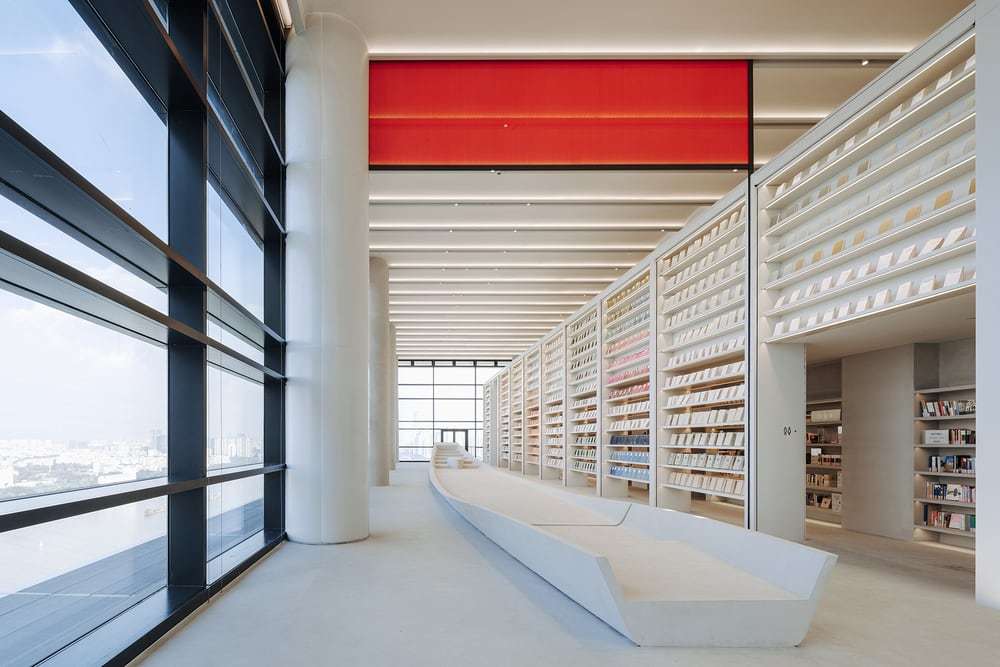 a Culturally Symbolic Library by Wutopia Lab