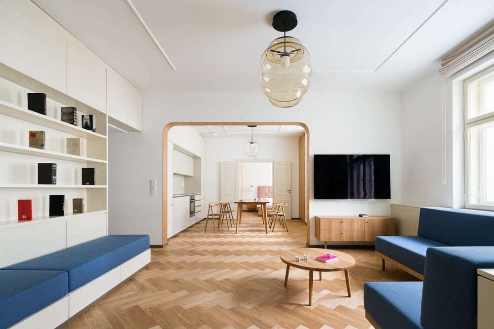 Dejvice Apartment by No Architects