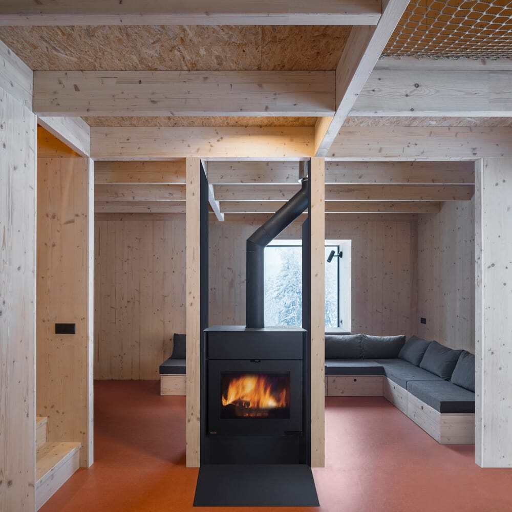 fireplace, NEW HOW Architects