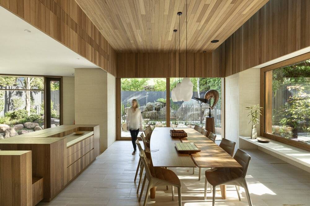 kitchen, dining area, John Wardle Architects