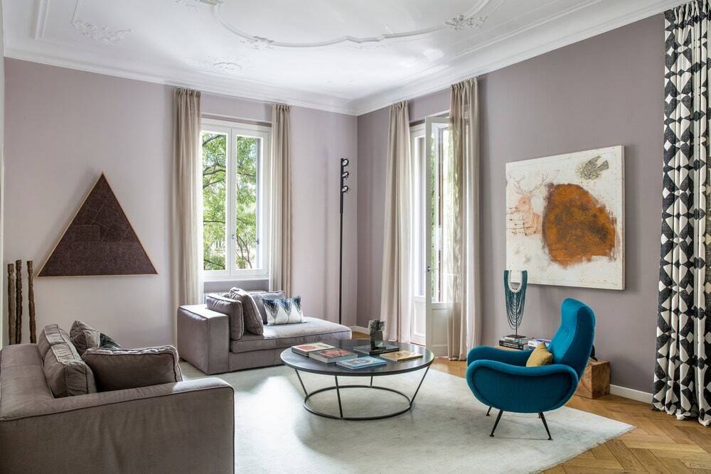Glamour Apartment in Milan by Pelizzari Studio