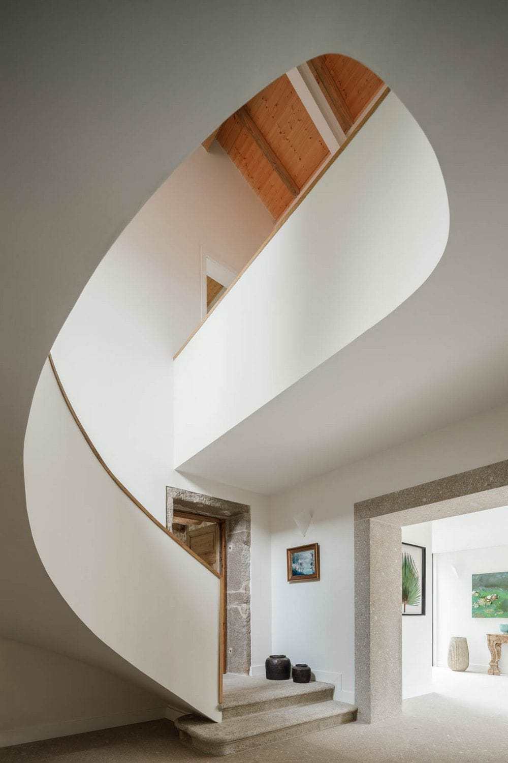 spiral staircase, Ren Ito Arquiteto