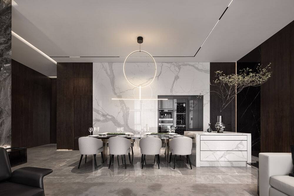Luxury Apartment Design / GFD Interior Designs