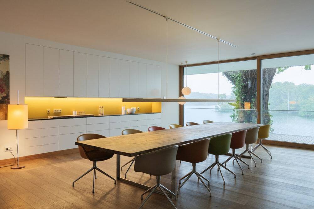 kitchen, dining area, Carlos Zwick Architekten BDA
