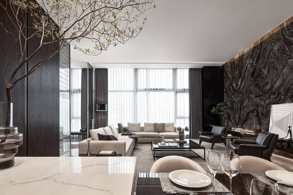 Luxury Apartment Design / GFD Interior Designs