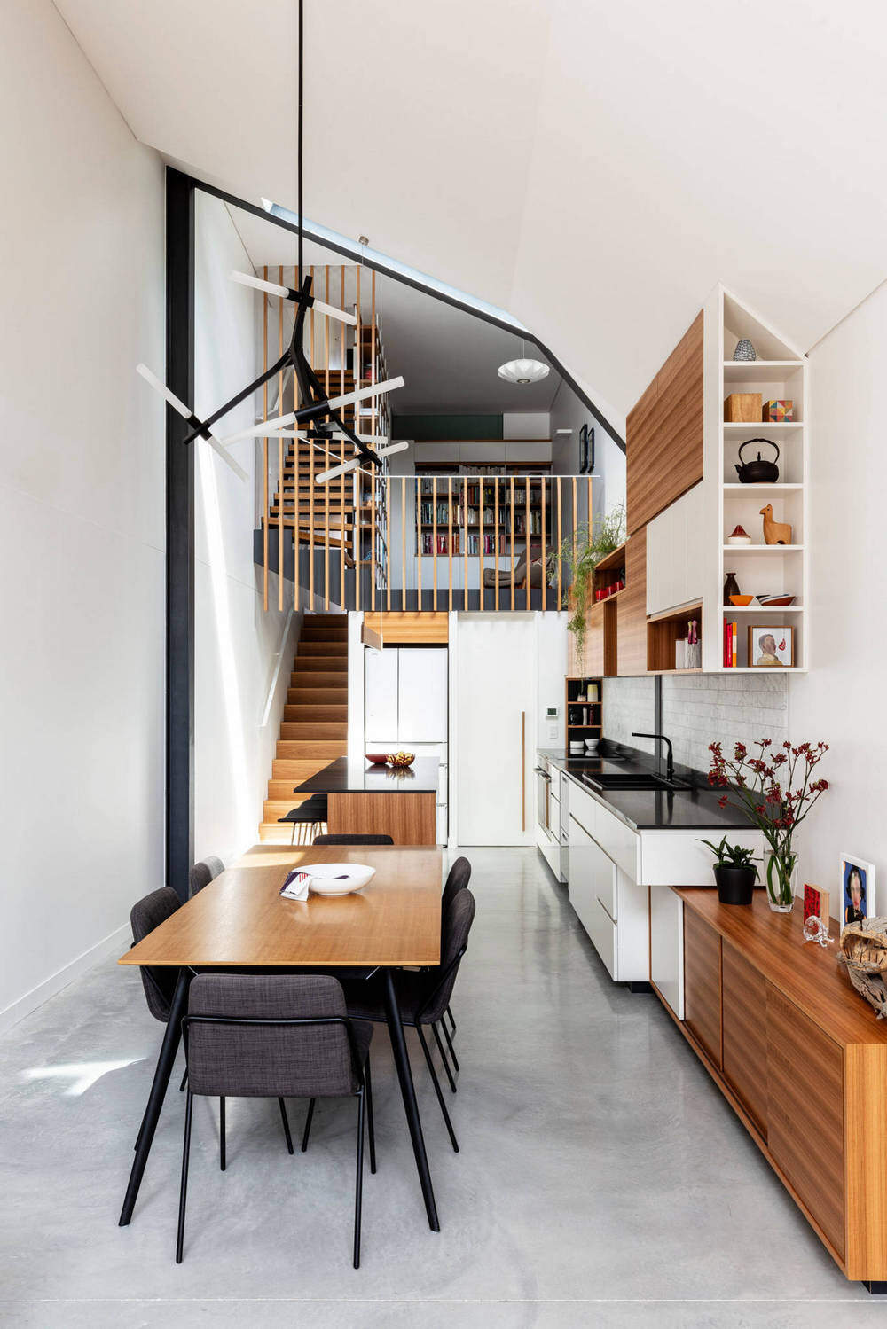 contemporary dining room, Anderson Architecture
