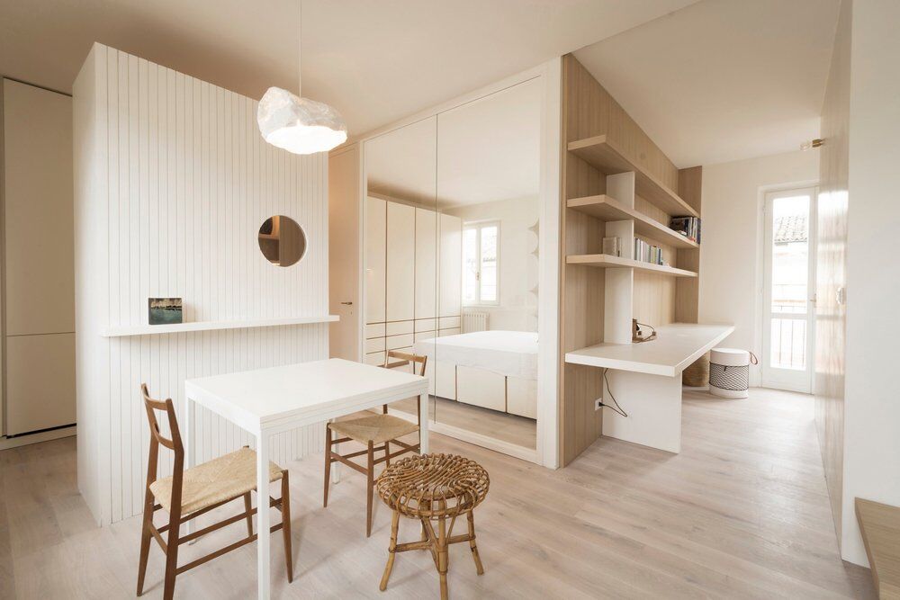 Small Apartment Restored by Archiplan Studio in Mantova, Italy