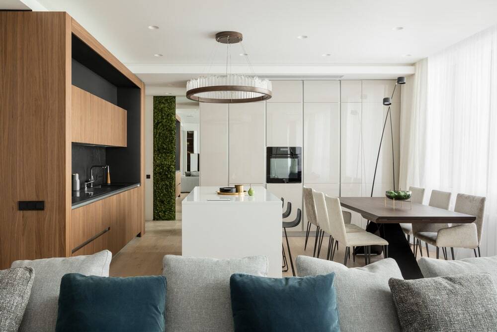 Interior of an Apartment in Residential Complex ‘Nasledie’, Moscow