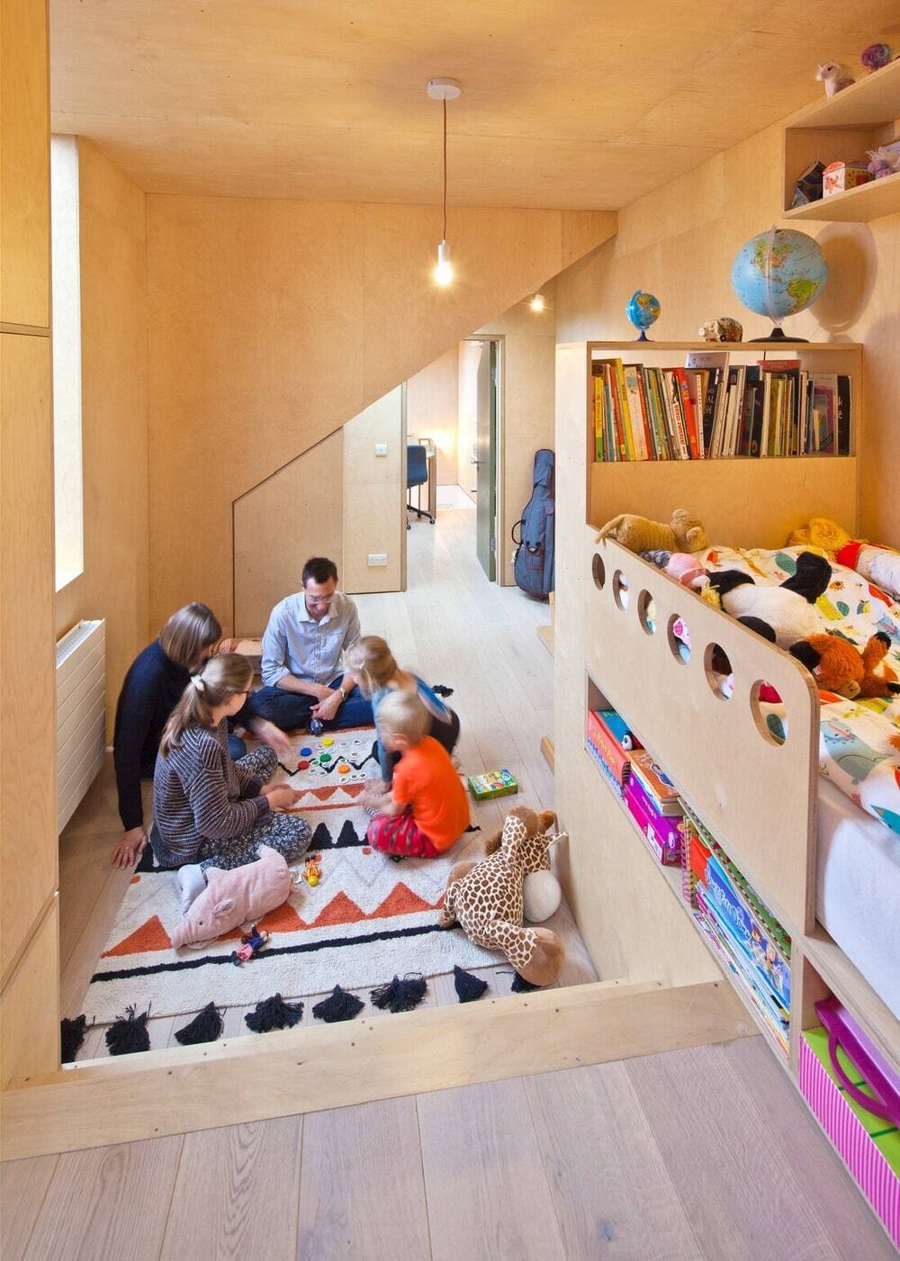 kids room, play area, Zminkowska De Boise Architects
