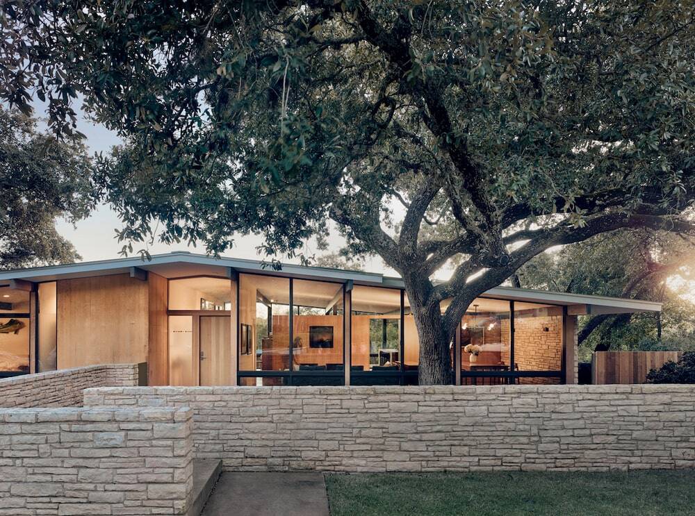 Austin Midcentury-Modern House by Nick Deaver Architect