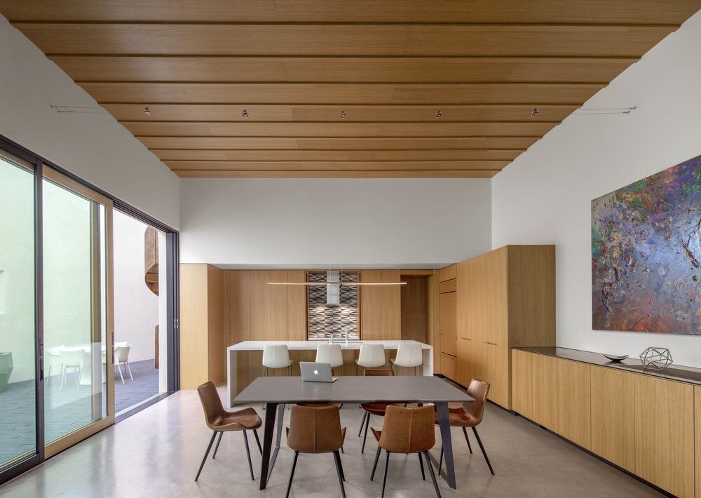 dining room, Ibarra Rosano Design Architects