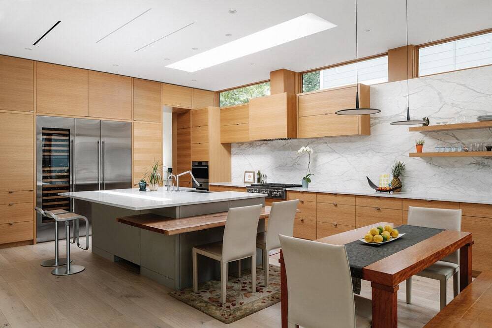 dining room, kitchen, Clark Richardson Architects