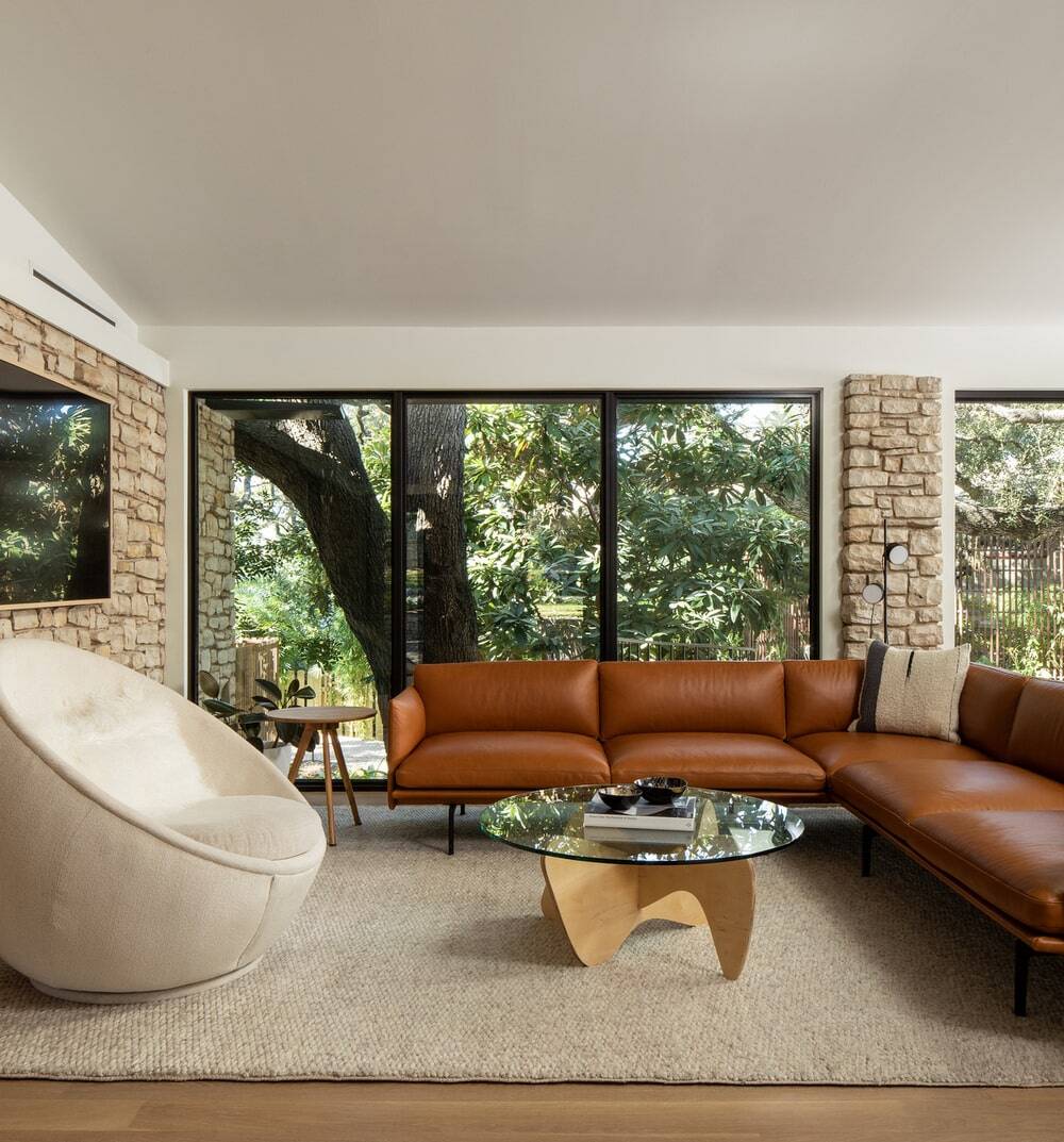 living room, Dick Clark + Associates
