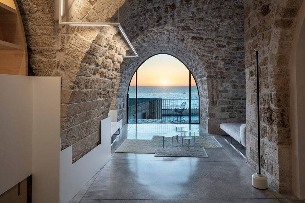 Jaffa Apartment, a Collection of 300-year-old Spaces Built Around a Central Patio