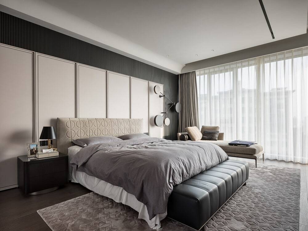 bedroom, A Harmonious Family Home, Senjin Interior Design