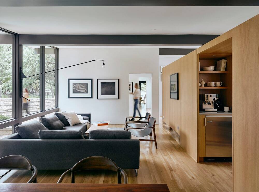 living room, Nick Deaver Architect