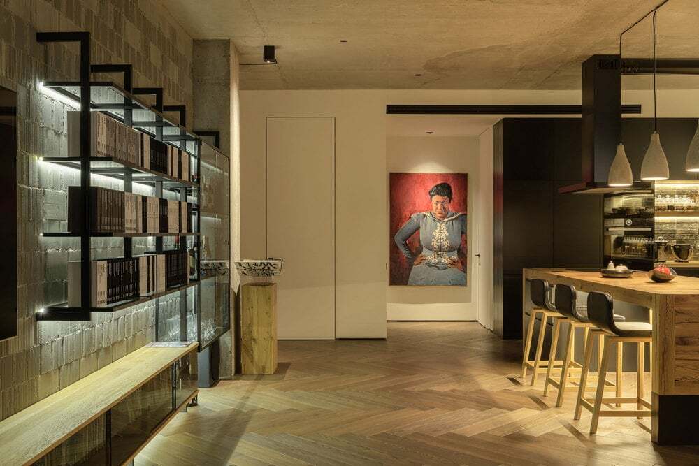 living area, kitchen. ZIKZAK Design Studio