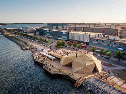 Loyly Public Sauna and Restaurant by Avanto Architects Ltd.