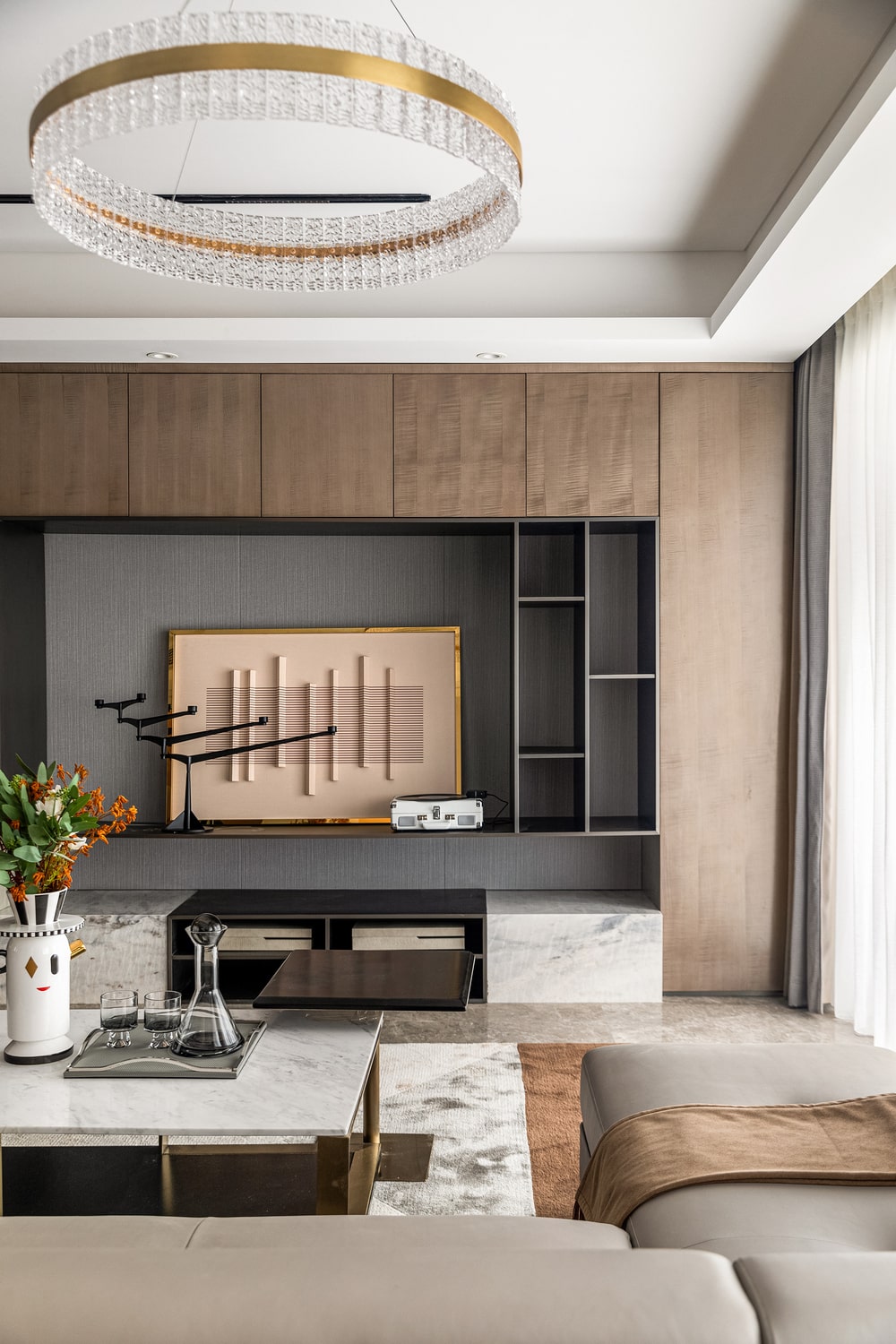 living room, Qiran Design Group