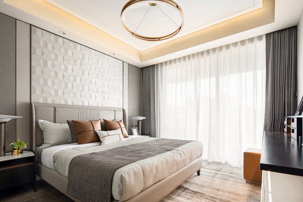 bedroom, Qiran Design Group