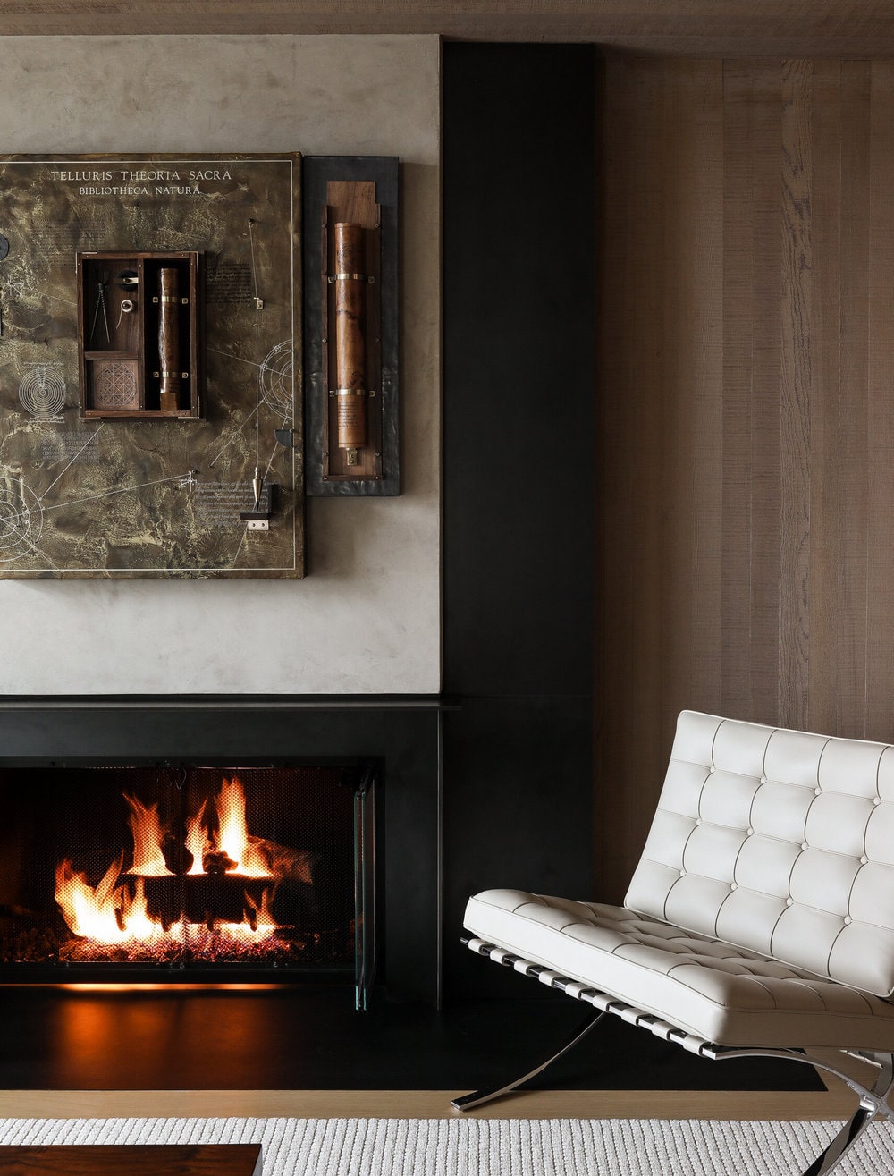fireplace, Graham Baba Architects