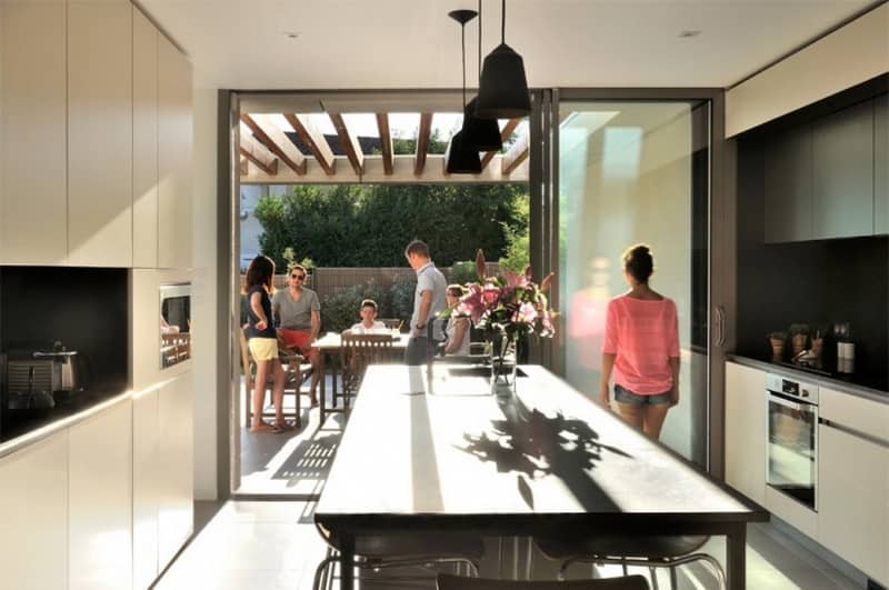 kitchen, dining area, Dank Architectes