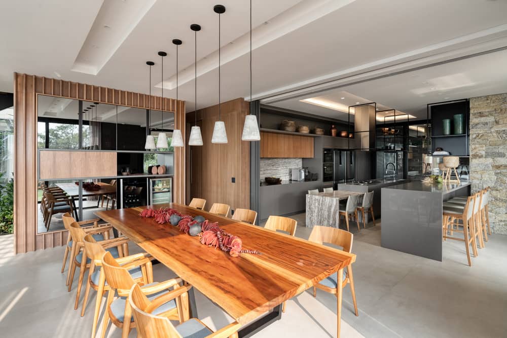 dining area, kitchen, Studio Colnaghi Arquitetura
