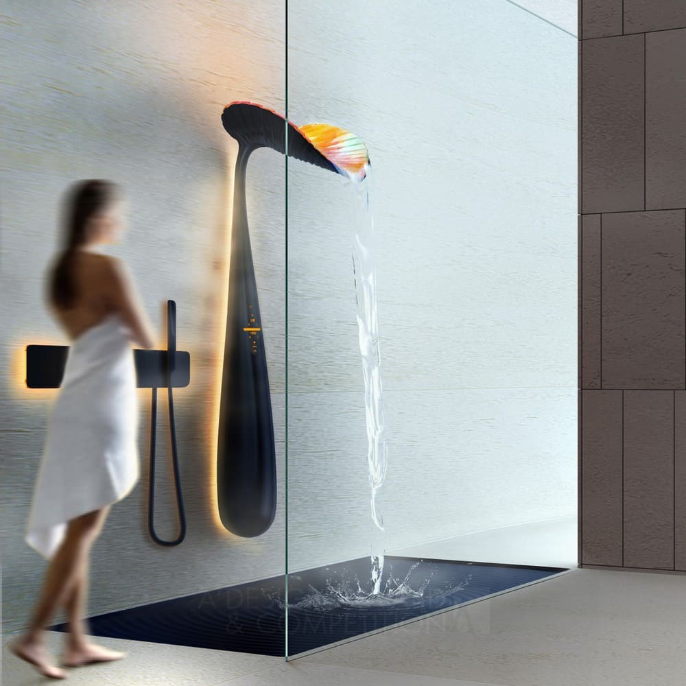 Bathroom Furniture and Sanitary Ware Design, Ora Shower panel by Vladimir Polikarpov