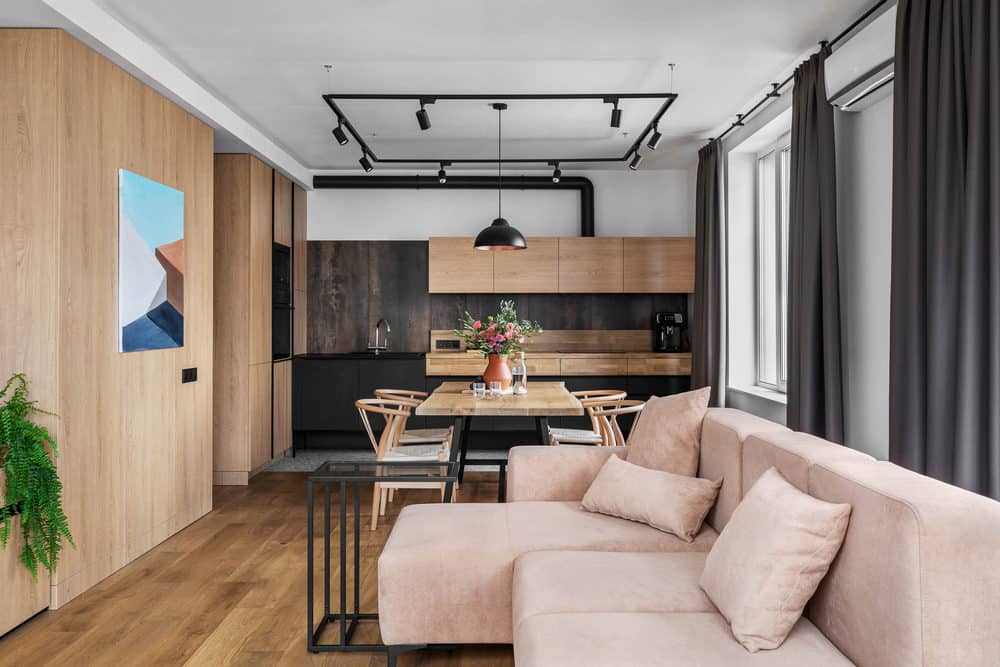 70 Square Meter Apartment with a Versatile and Adaptive Combination of Volumes
