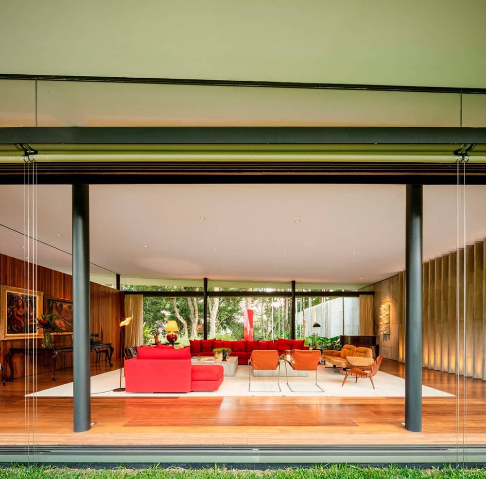open living area, Bernardes Arquitetura