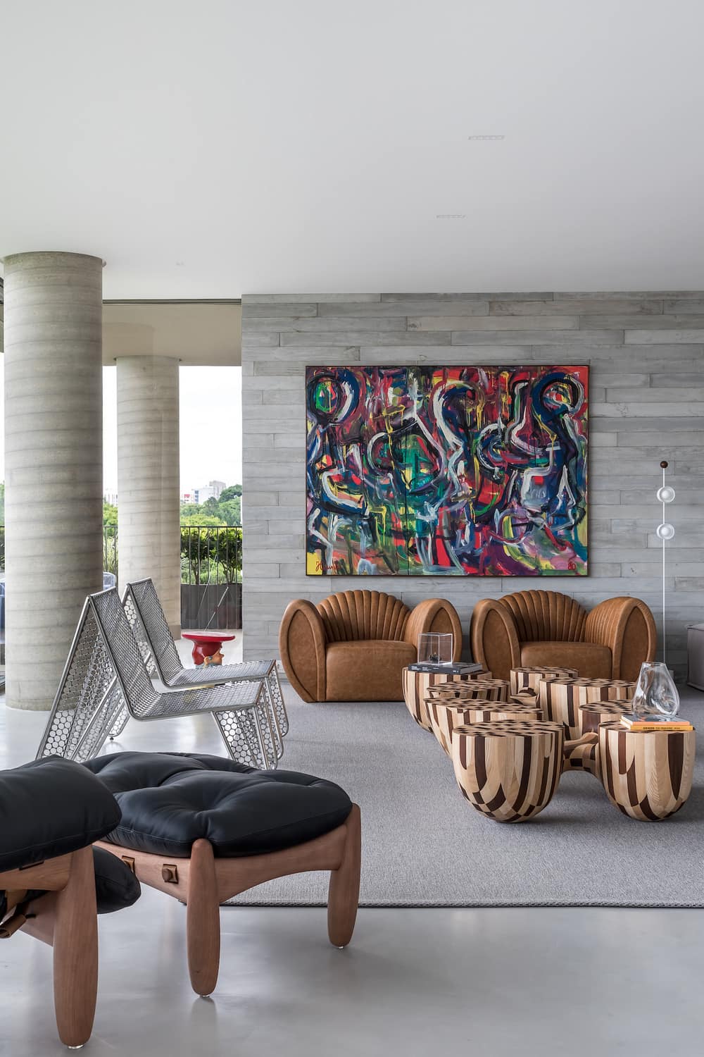 living room, Giuliano Marchiorato Arquitetos