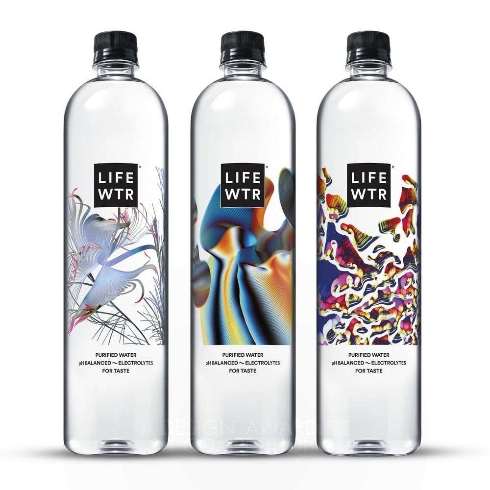 Packaging Design Lifewtr Series 7: Art through Technology Packaging by PepsiCo Design & Innovation