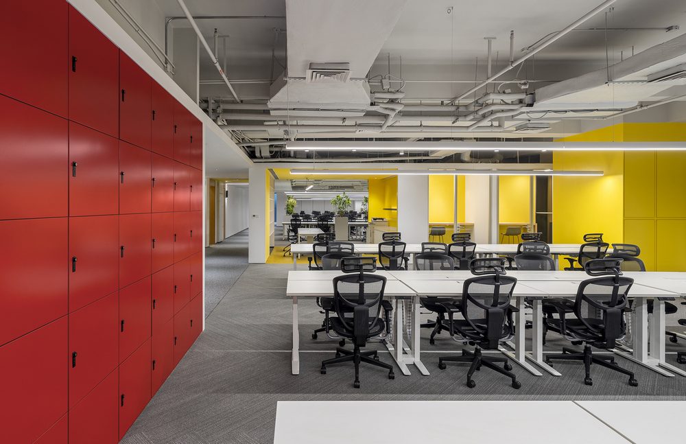 Open-office-area, Office by Onexn Architects