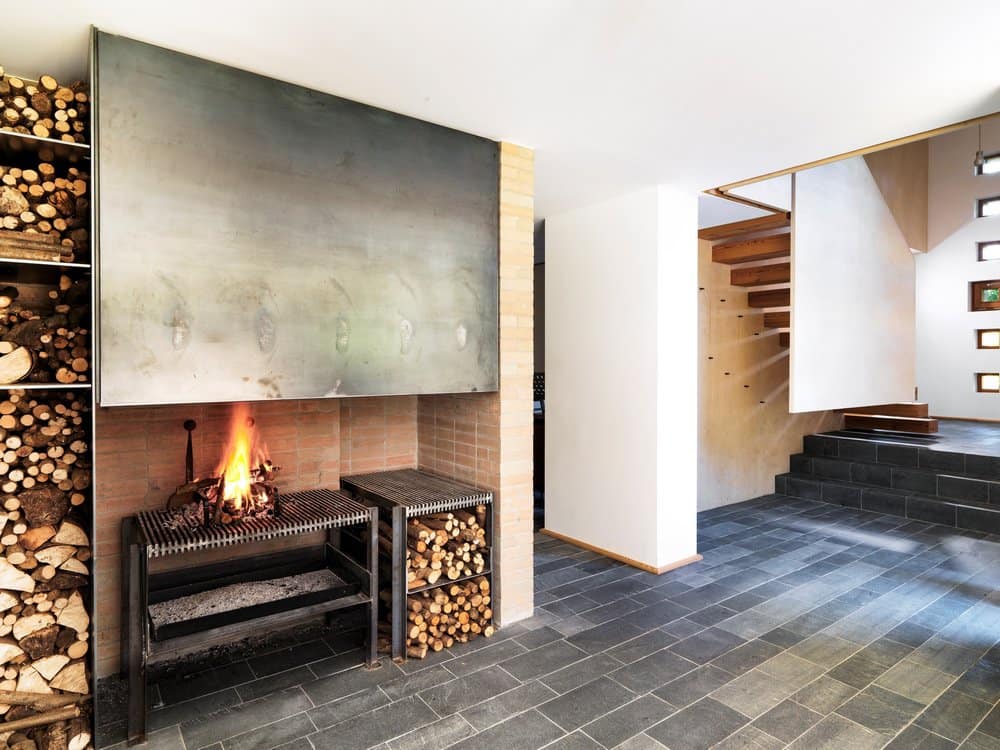 fireplace, Edoardo Milesi & Archos