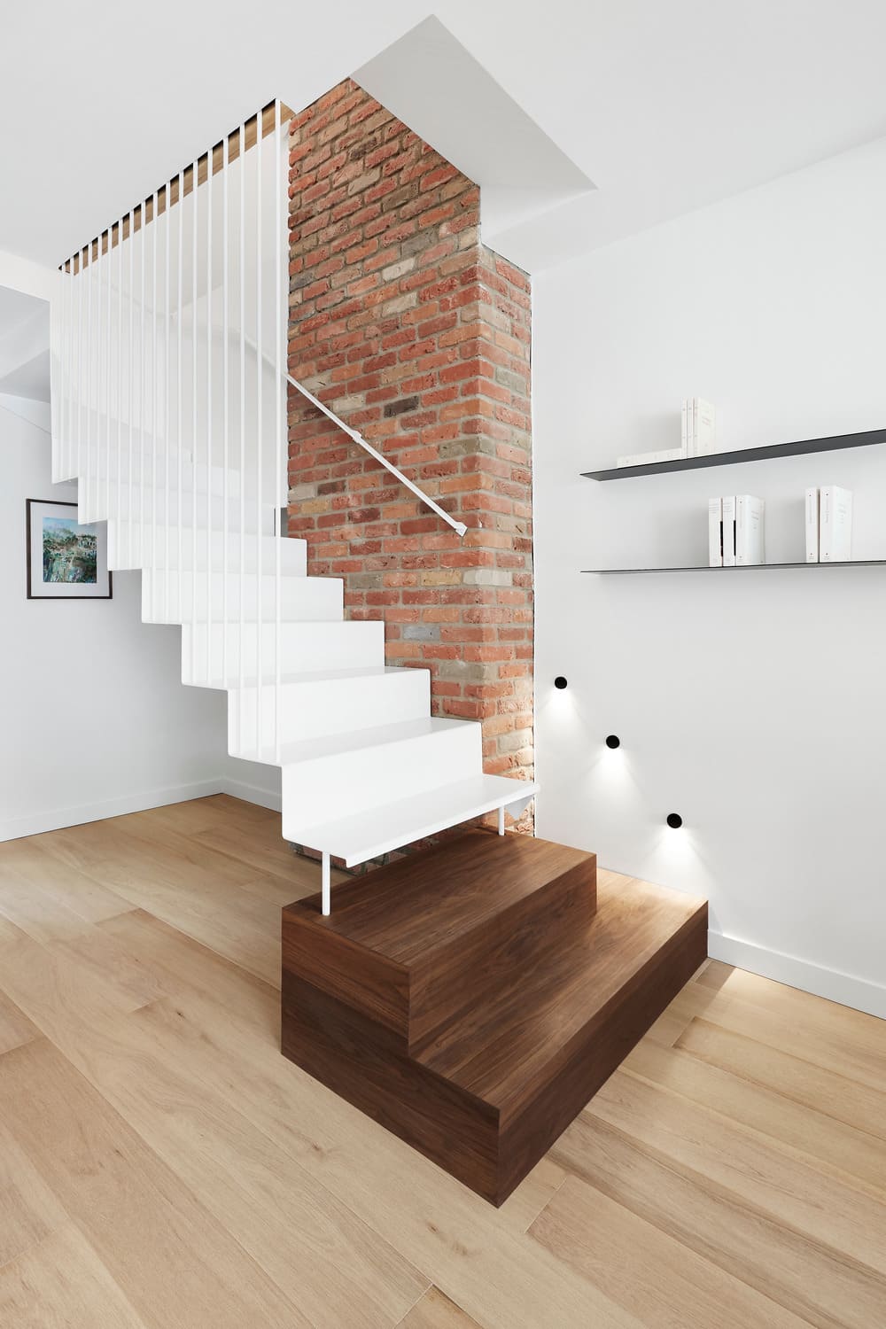 staircase, The Renovation of Mélodie Violet's Montreal Home