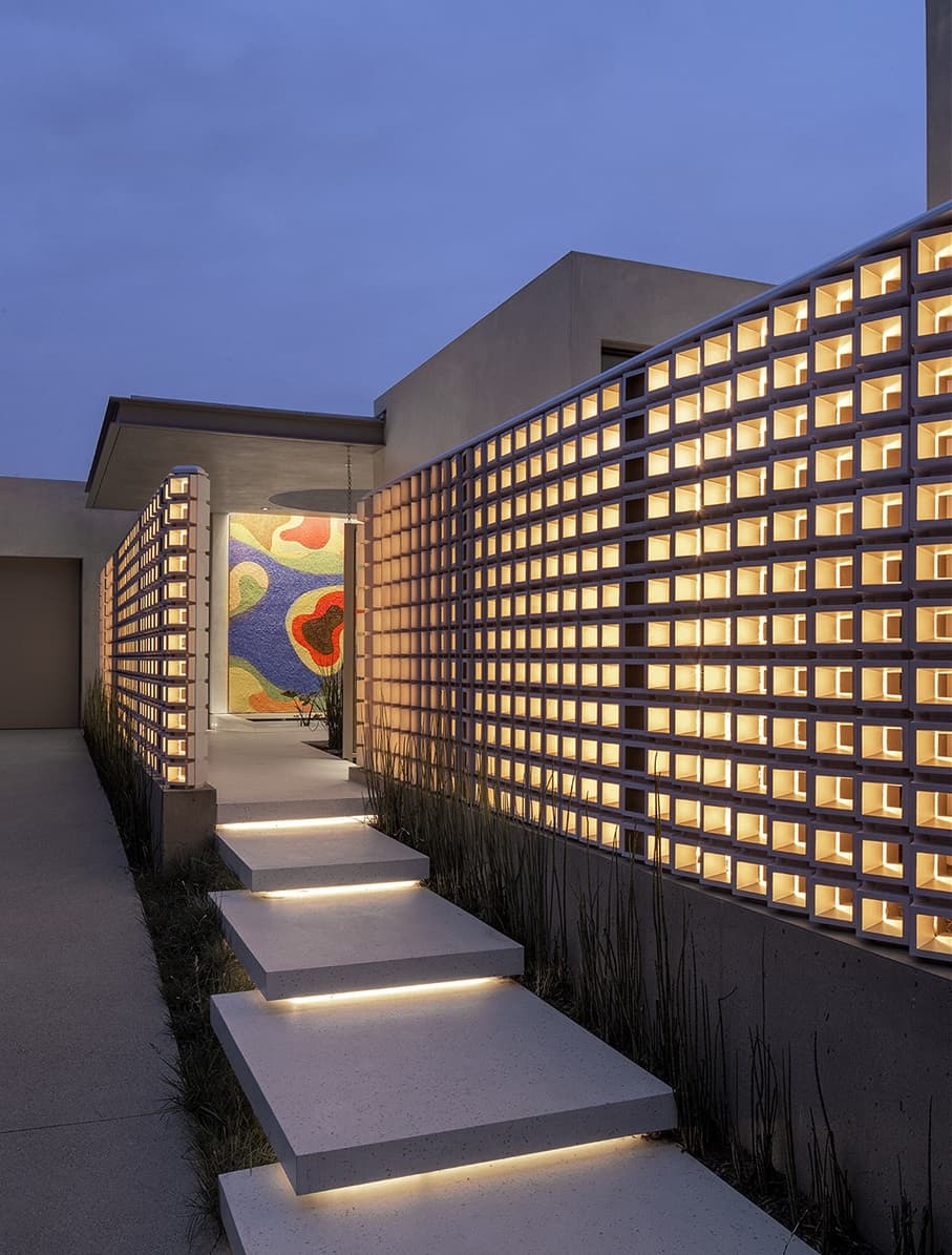 Breeze Blocks Residence, Beverly Hills by Kovac Design Studio