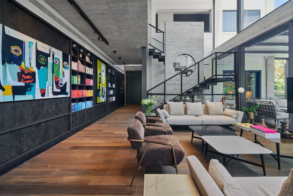 living area, Haki Zamir architect