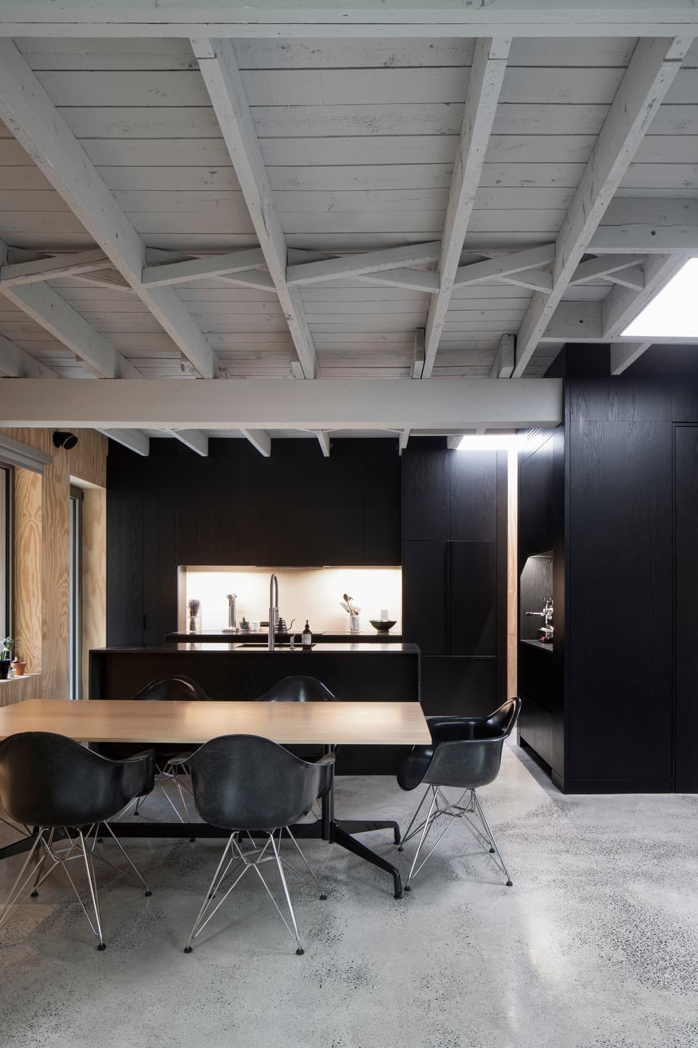 kitchen, dining area, Thomas Balaban Architecte