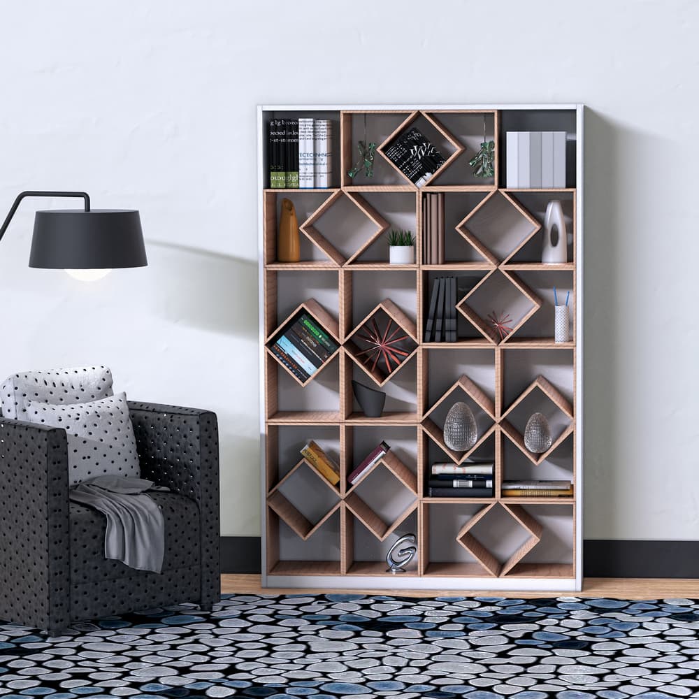 Grille Bookcase by Wei Huang