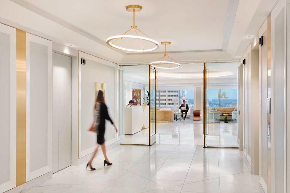 A Design for a Law Office Blending Aspects of Hospitality, Residential and High-Tech